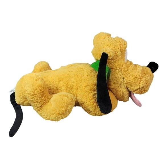 Disney Store Large Pluto Plush Orange Yellow 15" Stuffed Animal Doll Tongue Lay - Picture 6 of 11